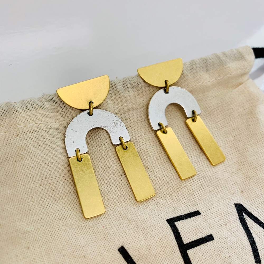 Madewell vintage gold and silver danglers! $drop!!
